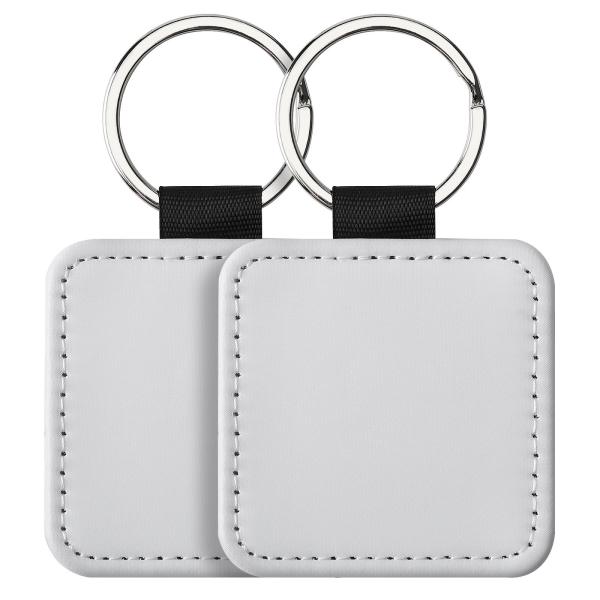 Printable Sublimation Leather Keychain Blanks With DIY Printing