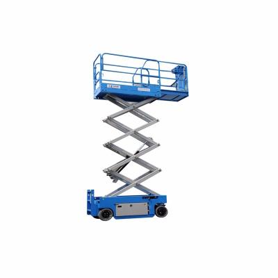 Mini Scissor Lift Equipment AC DC Motor Drive Elevating 8 Meters Height