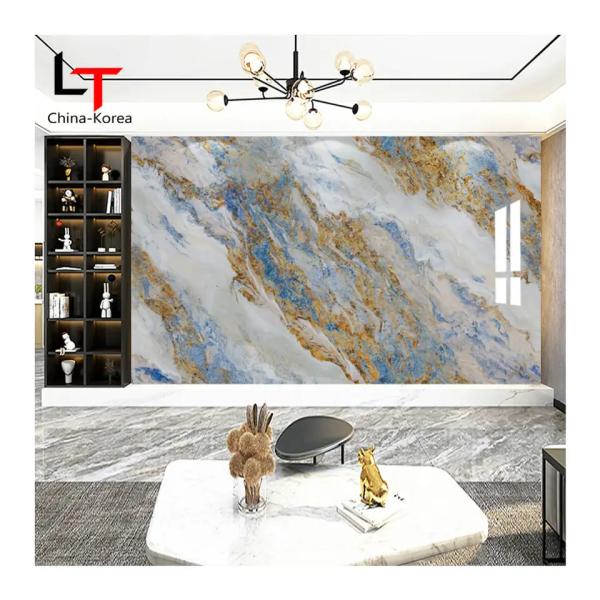 Многоцветные мраморные листы для напольного уборки душные стены и столешницы