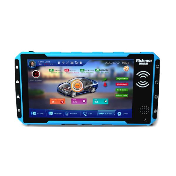 Taxi Vehicle Smart Touch Monitor with 16MS Response Time and 6CH 1080P DSM MDVR