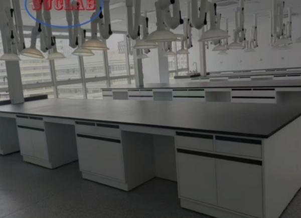 Customized Corrosion-resistant and Acid and Alkali Resistant Chem Lab Workbench Maker with Safety Features