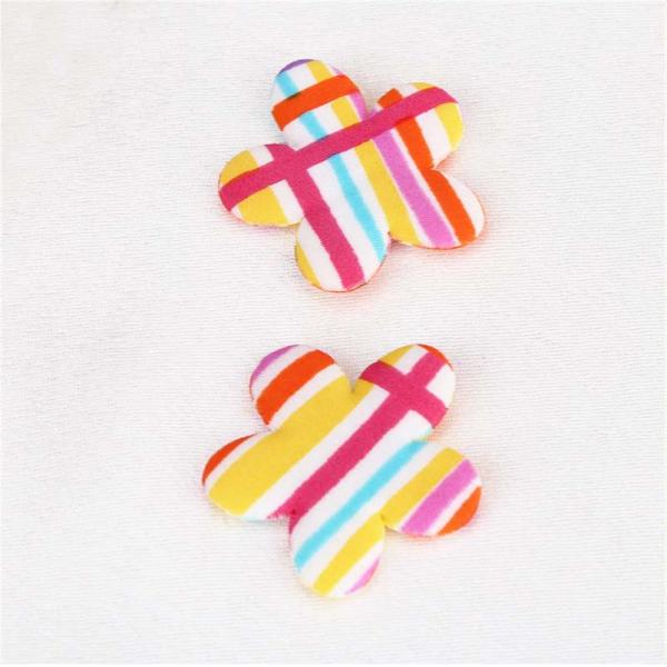 Professional Floral Patches For Clothes , Small Christmas Fabric Appliques