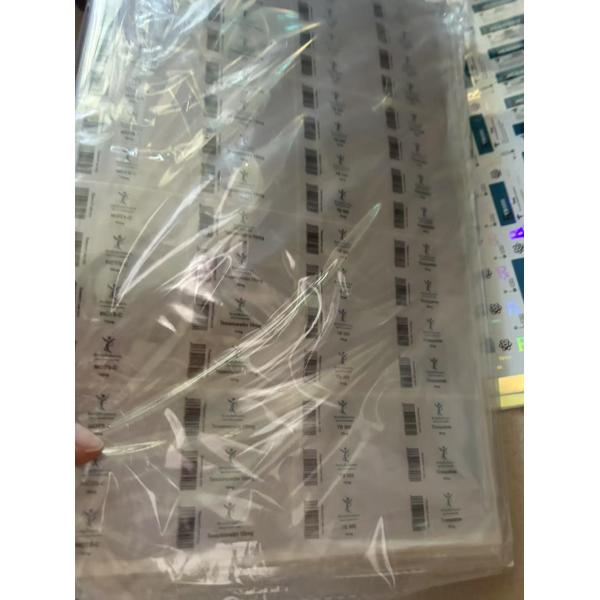 Tirze Patide 40mg Peptide Glass Vial Labels With Customized Design