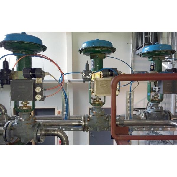 DN20 сработанный диафрагмой клапан фланца 3 путей модулирующей лампы 1.6Mpa пневматический с позиционером