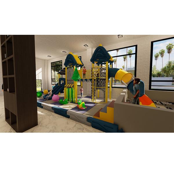 Большой гальванизированный парк атракционов скольжения стального анти- отказа на открытом воздухе пластиковый