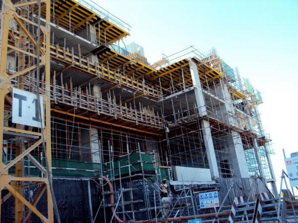 City of lights C15 (Abu Dhabi, UAE)-Table Formwork, Adjustable Column Formwork, Core-wall Formwork