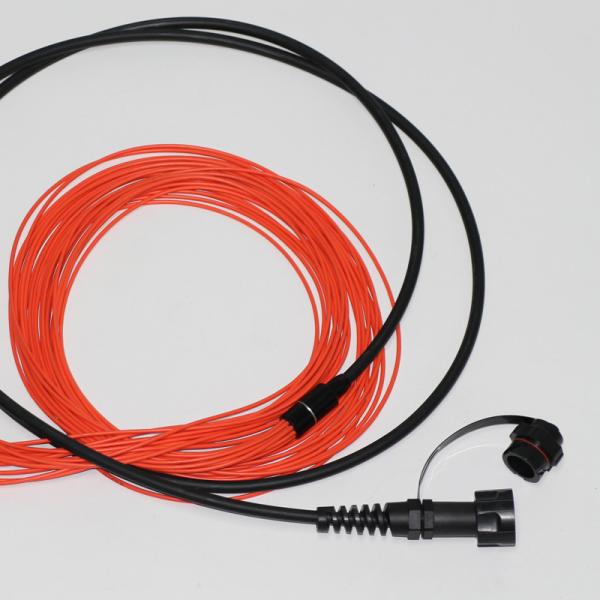 LC APC End Fiber Optic Pigtails Multimode OM2 G655 Water Proof LSZH Jacket