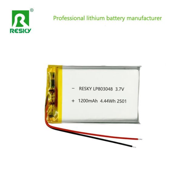 3.7V 1200mAh Low Discharge Rate Lithium Polymer Battery LiPo Battery for Solar Applications