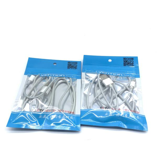 Resealable aluminum foil zipper pouch clear front mylar electronic packaging bag