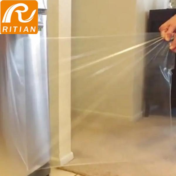 Self Adhesive PE Protective Film with Residue-free Removal and 60°C Heat Resistance in 1240mm x 200m Size