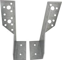 2x6 colgantes de vigas de 20 calibres de galvanizador de cara montaje colgantes de vigas para madera, 10 paquete
