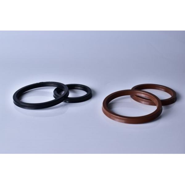 High Temp Resistant Hydraulic Cylinder Seals Brown U Shaped O Ring FKM USH Packing