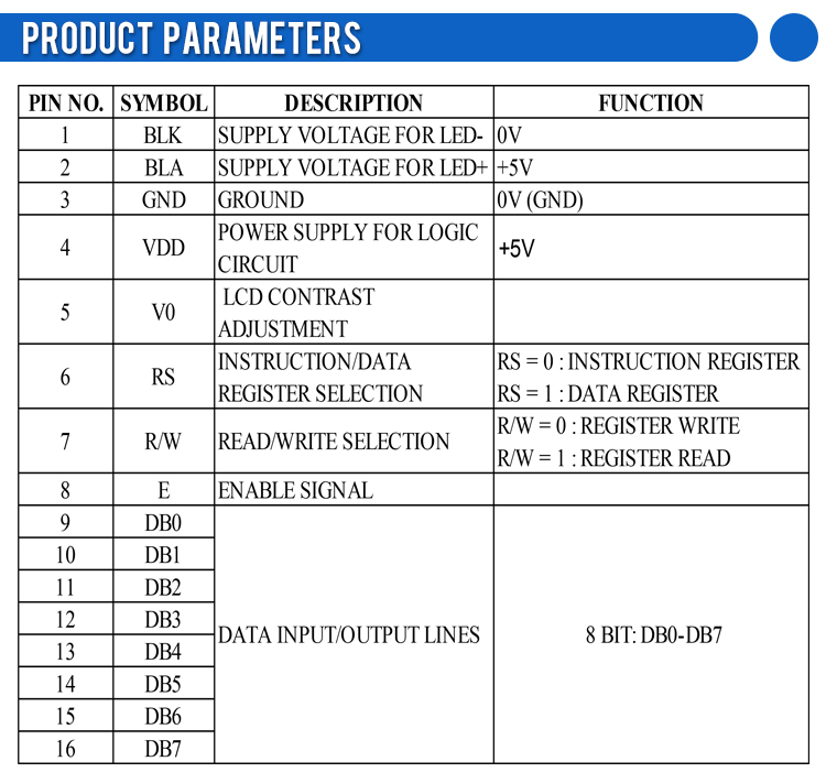 DFSTN black film 2002K-2 LCD Screen 2*20 Large Size ST7066U LED Backlit White Text 51 Microcontroller STM32