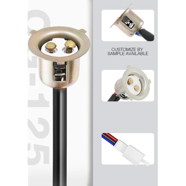 Customized Excellent 180mm Motorcycle Light Socket Bulb Holder with Lighting Function