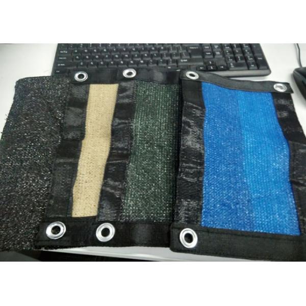 Chain Link Black Fence Windscreen , Anti Wind Black Privacy Fence Mesh