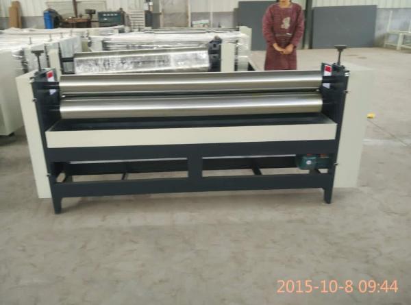 3 Ply Corrugated Cardboard Pasting Machine / Corrugated Board Gumming Machine