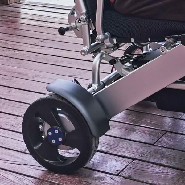 Disabled ISO13485 36km Multifunction Foldable Electric Wheelchair