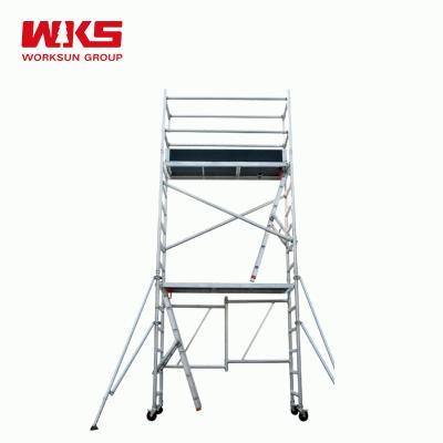 Mobile Aluminum Scaffold Tower Lightweight Aluminum Folding Scaffolding Stable