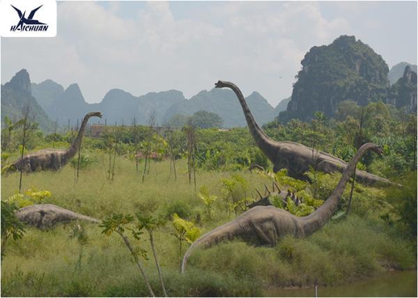 Realistic Ultra Giant Dinosaur Model For Jurassic Forest Decoration 110/220V