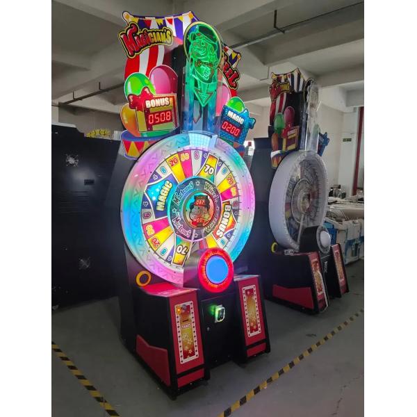 Magicians Wheel Lottery Redemption Game Machine Rotating Wheel Coin Operated Ticket Redemption