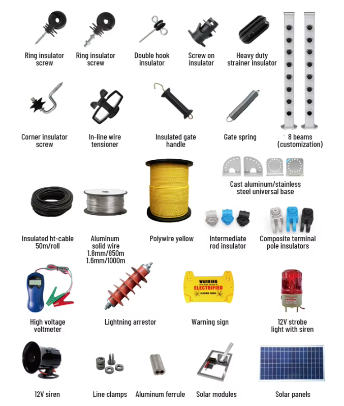 Modern Quick Install Electric Security Fence Linkage Capable