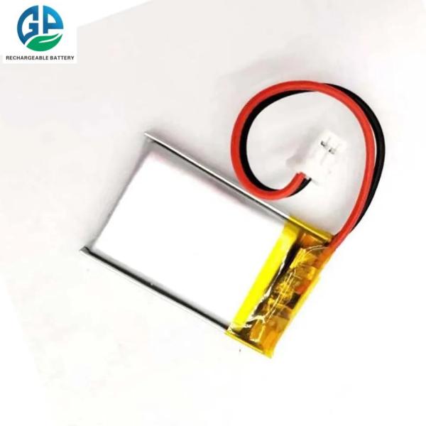 602020 Rechargeable Lithium Polymer Battery 3.7V 180mAh with 500 Times Cycle Life
