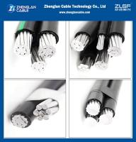 Les câbles isolants aériens XLPE 0,6/1kV NFC 33-209 AAC/XLPE+ AAAC /XLPE 3X70mm2+54,6mm2