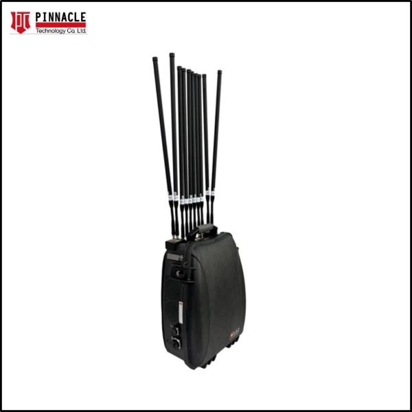 Full Band VHF UHF télécommande Manpack sac à dos signal brouilleur 2G 3G 4G 5G