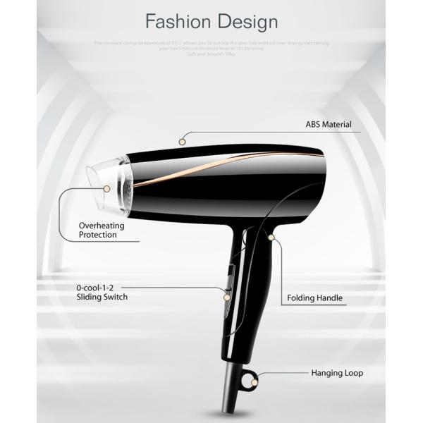 Облегченный компакт фена для волос 1000w для профессионального дизайна точности