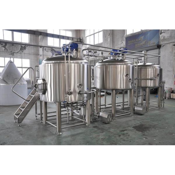 Stainless Steel Small Brewery Equipment , Beer Brewery Taproom For Beer Making
