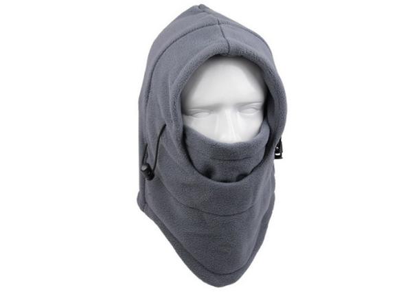 Blue Hat Fleece Face Mask Fashion Style Absorb Sweat 22.5 * 48cm Hat Abt 30cm