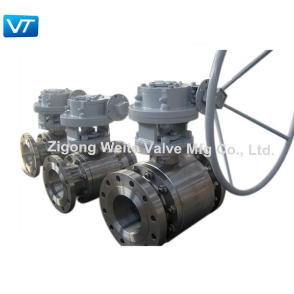 Carboneto de tungstênio da soldadura do pulverizador da válvula de bola do selo do metal do DN 200 da caixa de engrenagens