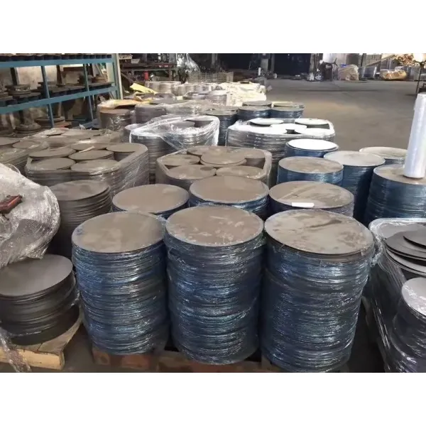SUS410 0.45mm Thickness Cold Rolled Polished Surface Stainless Steel Circle Disc Custom Diameter