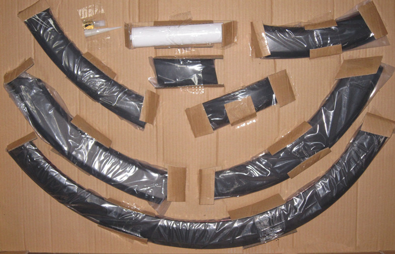 Черный пластиковый PP Volkswagen Touareg 2011 Колесные факелы прочные