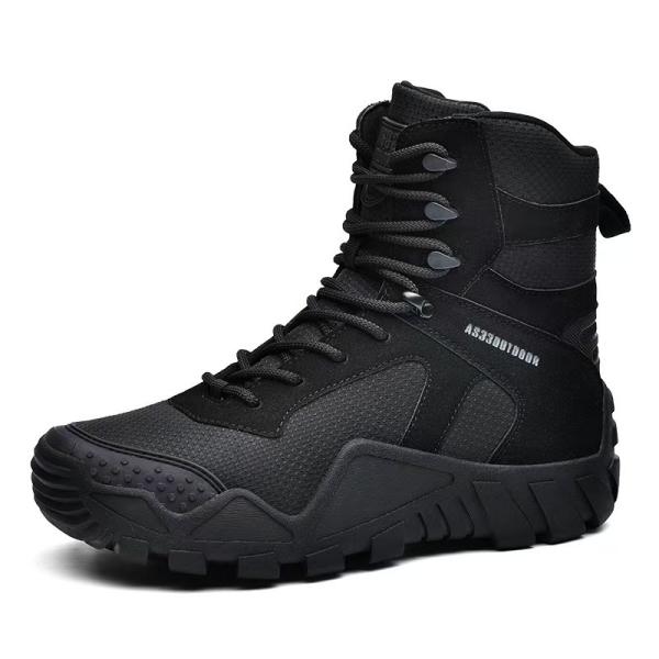Breathable Tactical Boots Mid Top Special Forces Hiking Boots Large Size