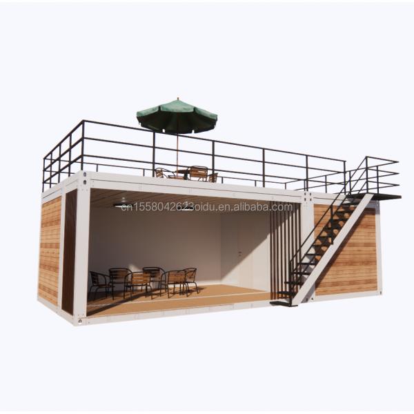 2-Bedroom Container Mobile House 20ft Wooden Luxury Garden Studio with Plane Packaging