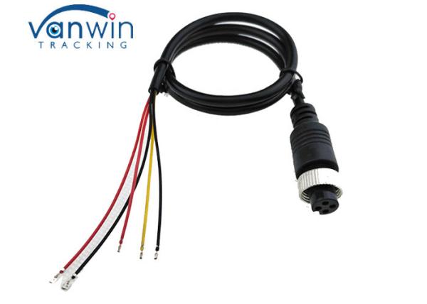 Aviação fêmea video do Pin do cabo de extensão 4 do carro com o adaptador de 5 ou 6 fios para o caminhão, reboque