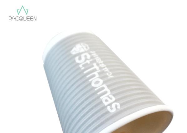 4oz - 20oz Disposable Paper Cups PE / PLA Lining Extra Protection Customized Logo