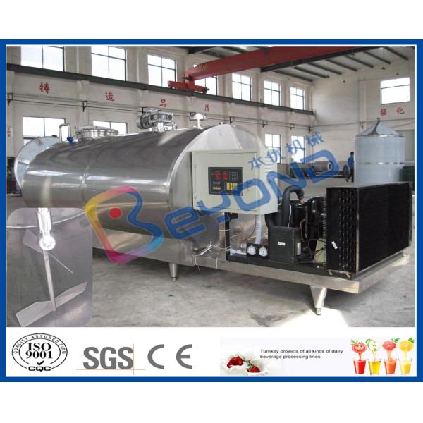 Los tanques de acero inoxidables del enfriamiento de la leche para la leche fresca del enfriamiento/del almacenamiento modificaron tamaño para requisitos particulares
