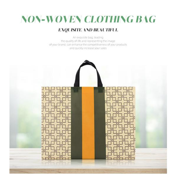 Travel Non Woven Fabric Gift Reusable Shopping Bags With Handles
