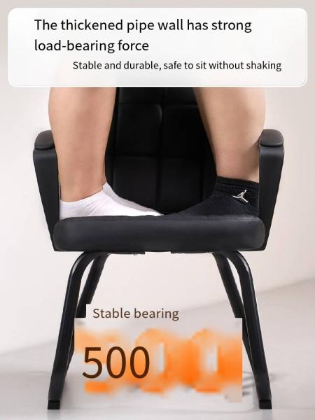 Black Brown PU Leather Office Chair and Lift Swivel Mesh Computer Chair PC Chair for Company