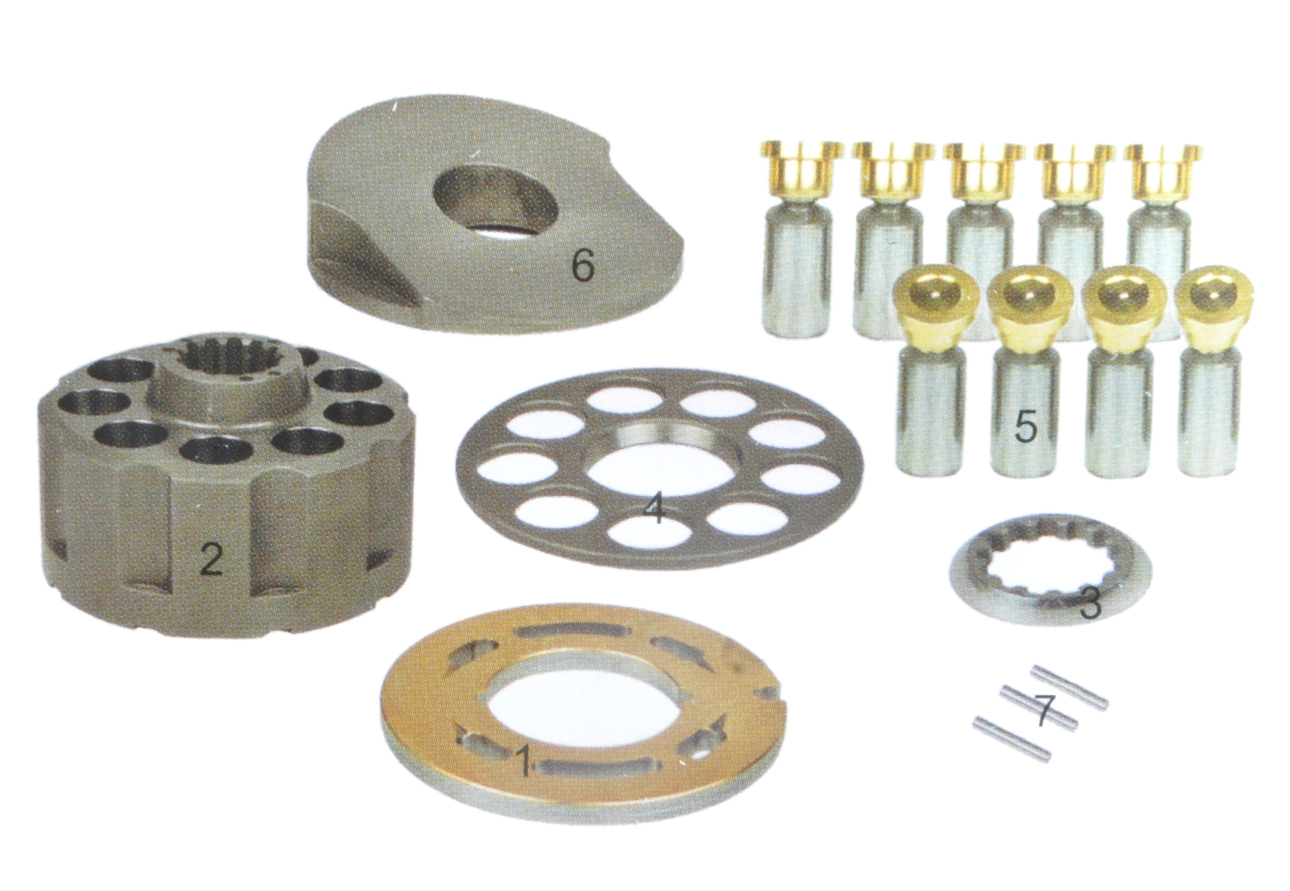 A10V43 A10V63 A10VD43 Hydraulic Components For Construction Machinery Excavators