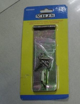 Sturdy Conventional Fixed Staple Hasp , Shed Door Hasp And Staple Customized