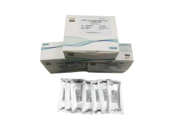 Covid-19 Antigen Rapid Test Kit Colloidal Gold IVD Diagnostic Reagent Cassette