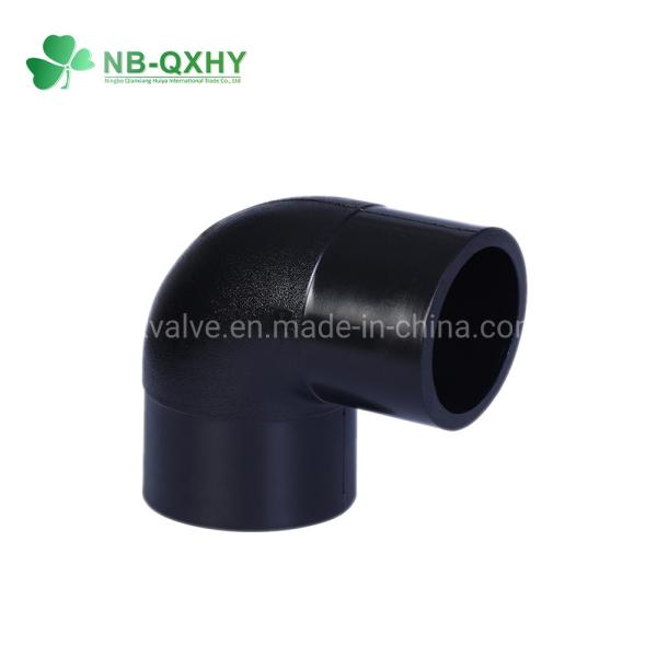 Plastic PE Pipe Fitting HDPE Male Threaded 90 Degree Elbow with Equal GB Standard