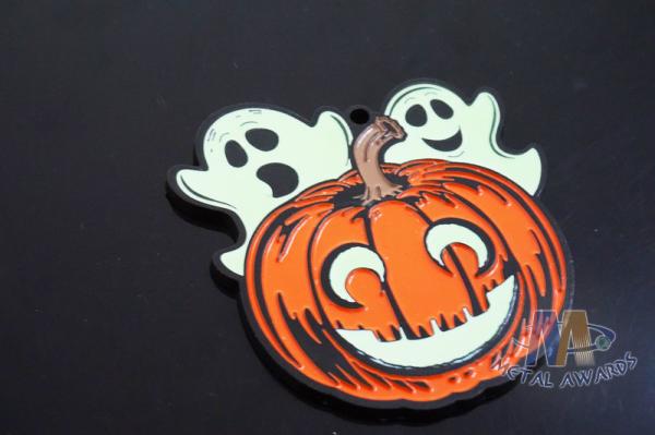 Halloween Design Custom Glow In The Dark Medals For All Events