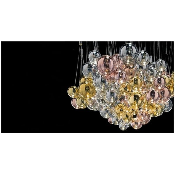 Royal Glass Ball Pendant Lamp Burst Multi-Light Pendant（WH-AP-608）