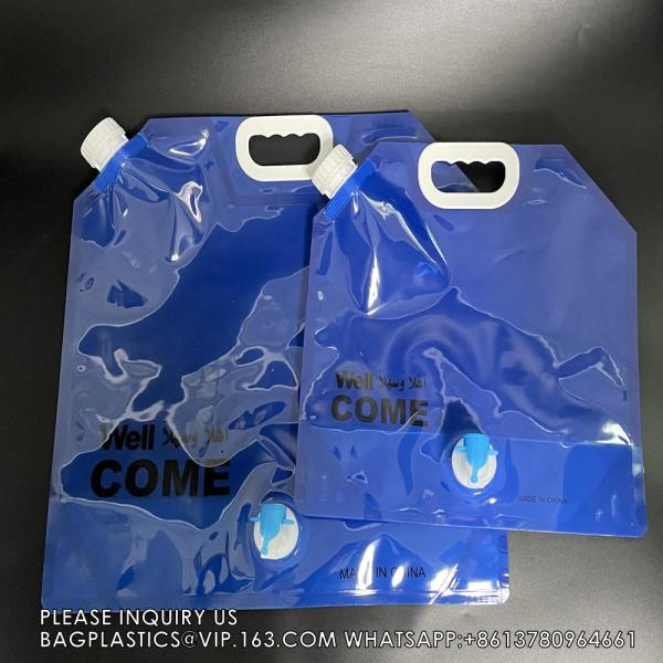 Custom Printed Reusable Food Grade Leakage Proof Clear Packaging Bags Juice Drinks Water Milk Tea Coffee Ice Liquid