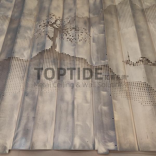 3.0mm Thickness Aluminum Decorative Panel Acoustic Metallic Perforation Metal Screen Panels