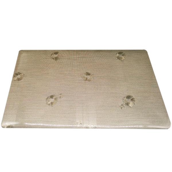 Placements en PVC résistant à l'eau et à la chaleur pour table de cuisine en blanc noir brun argenté